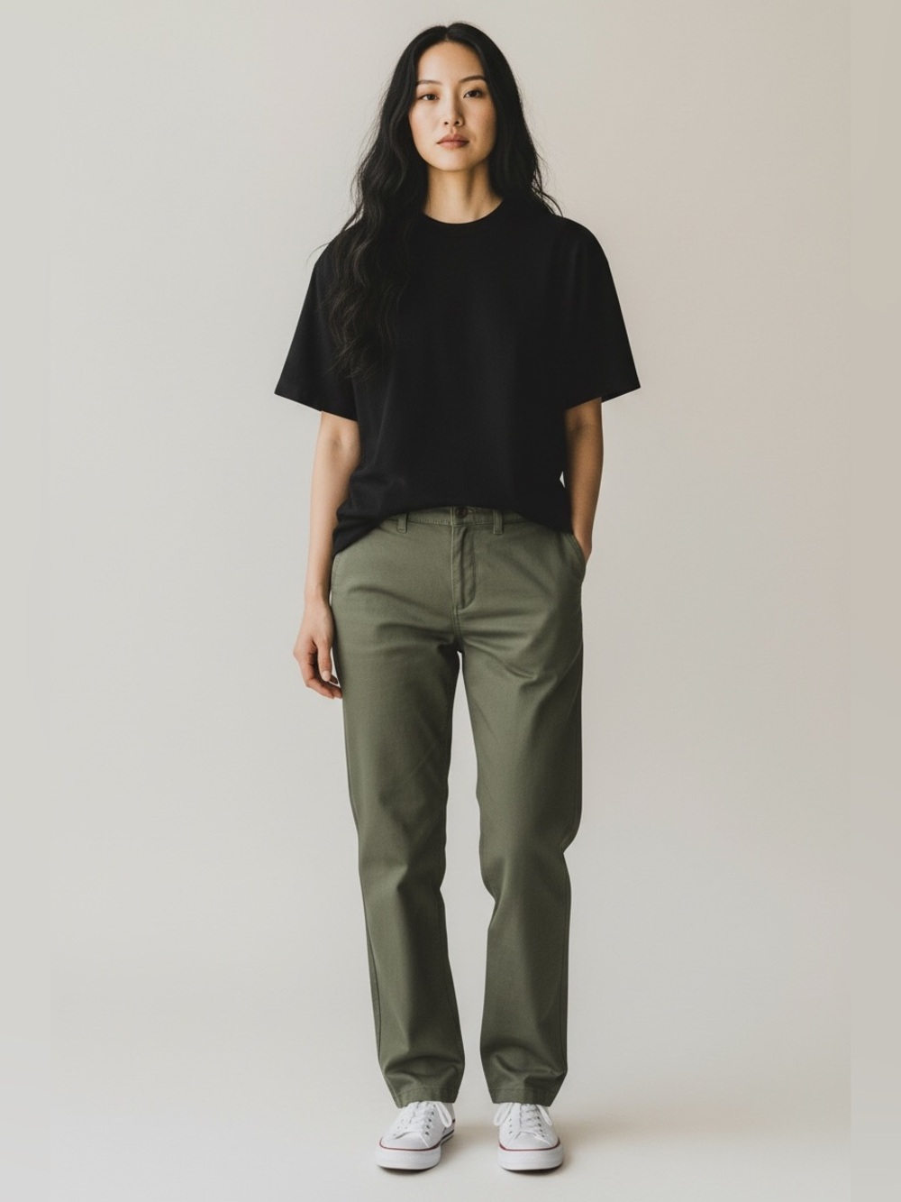 Eddie Bauer First Ascent Lined Cotton Canvas Pant Olive 10